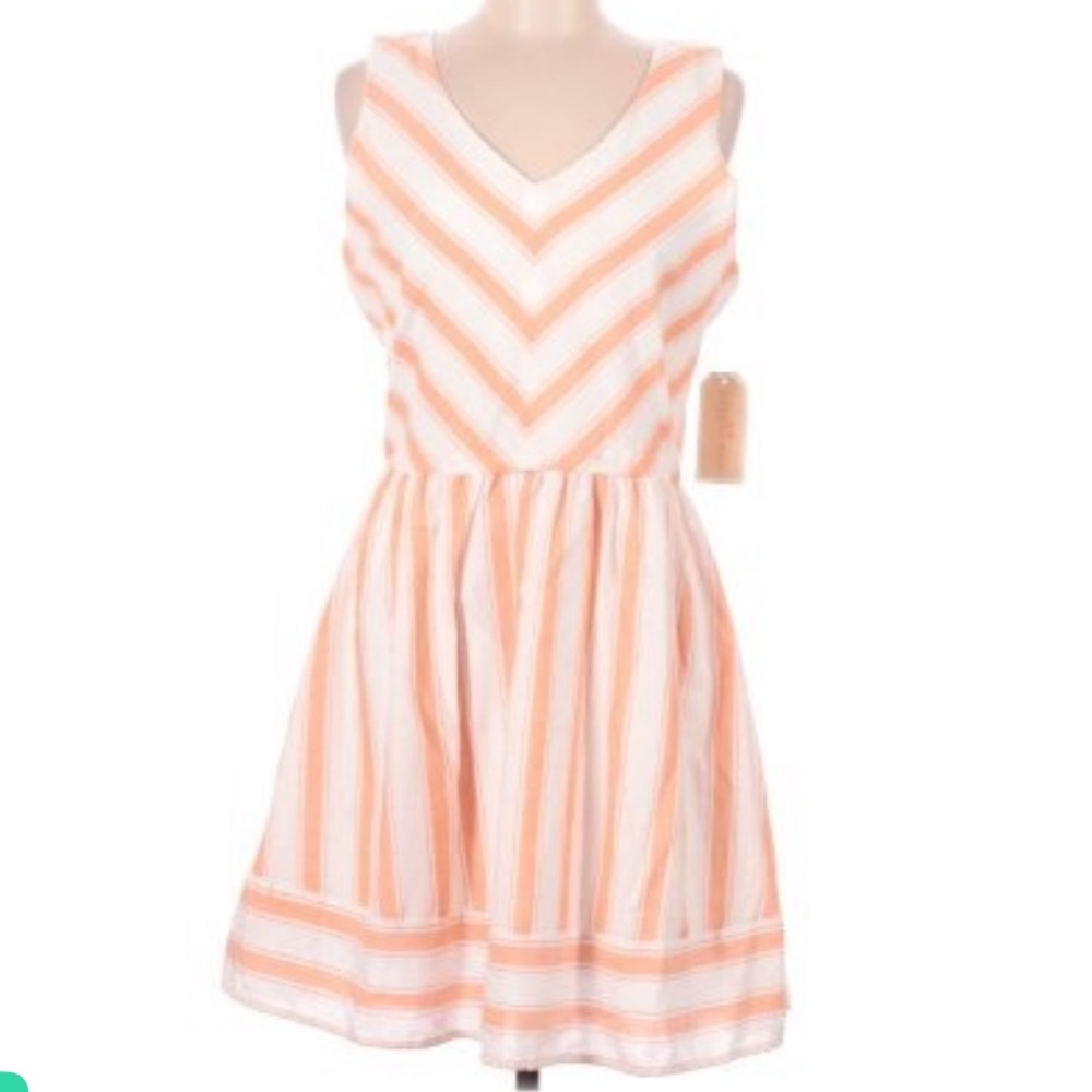 Copper Key Striped DRESS